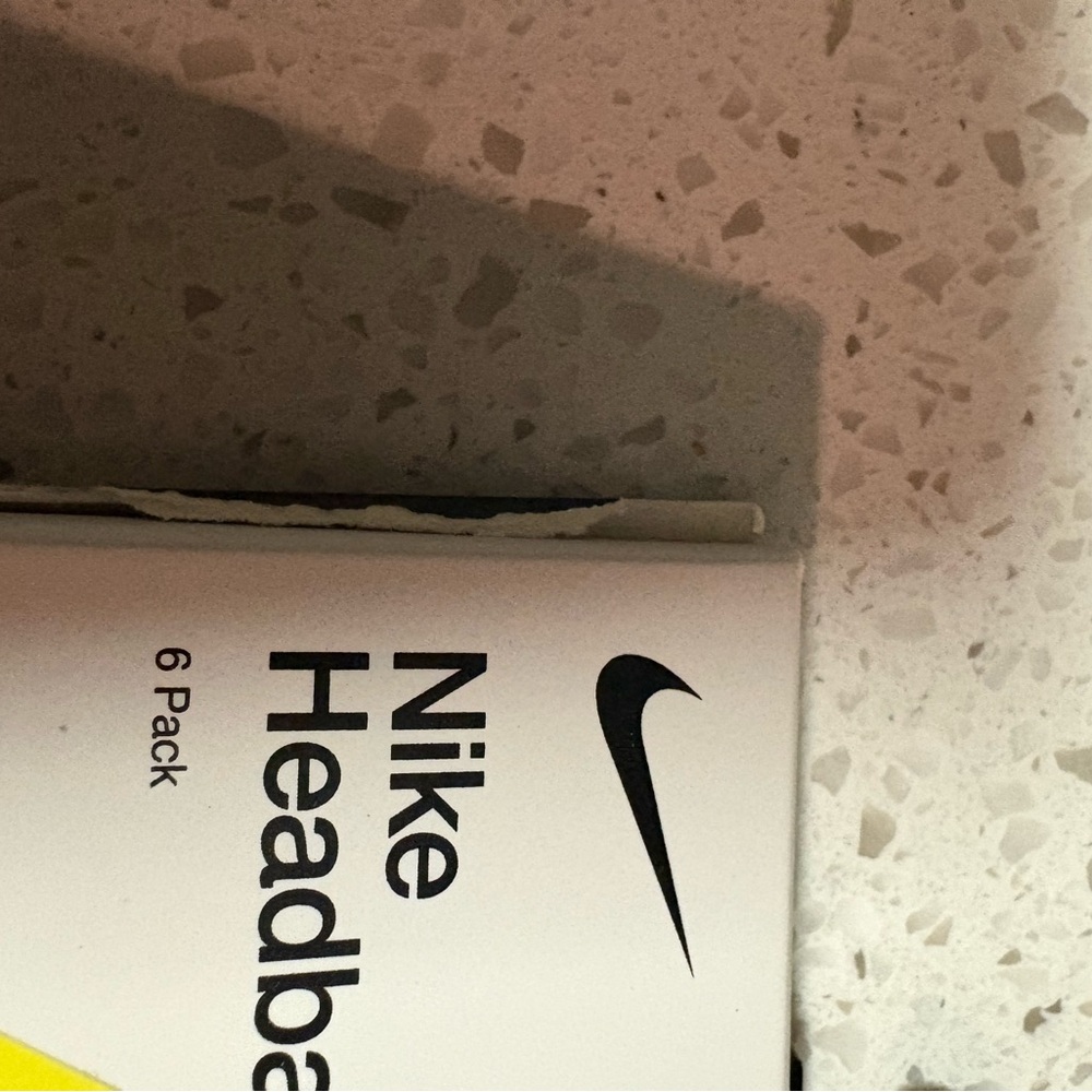 Nike Headbands 6-Pack - Yellow and White - Picture 2 of 3